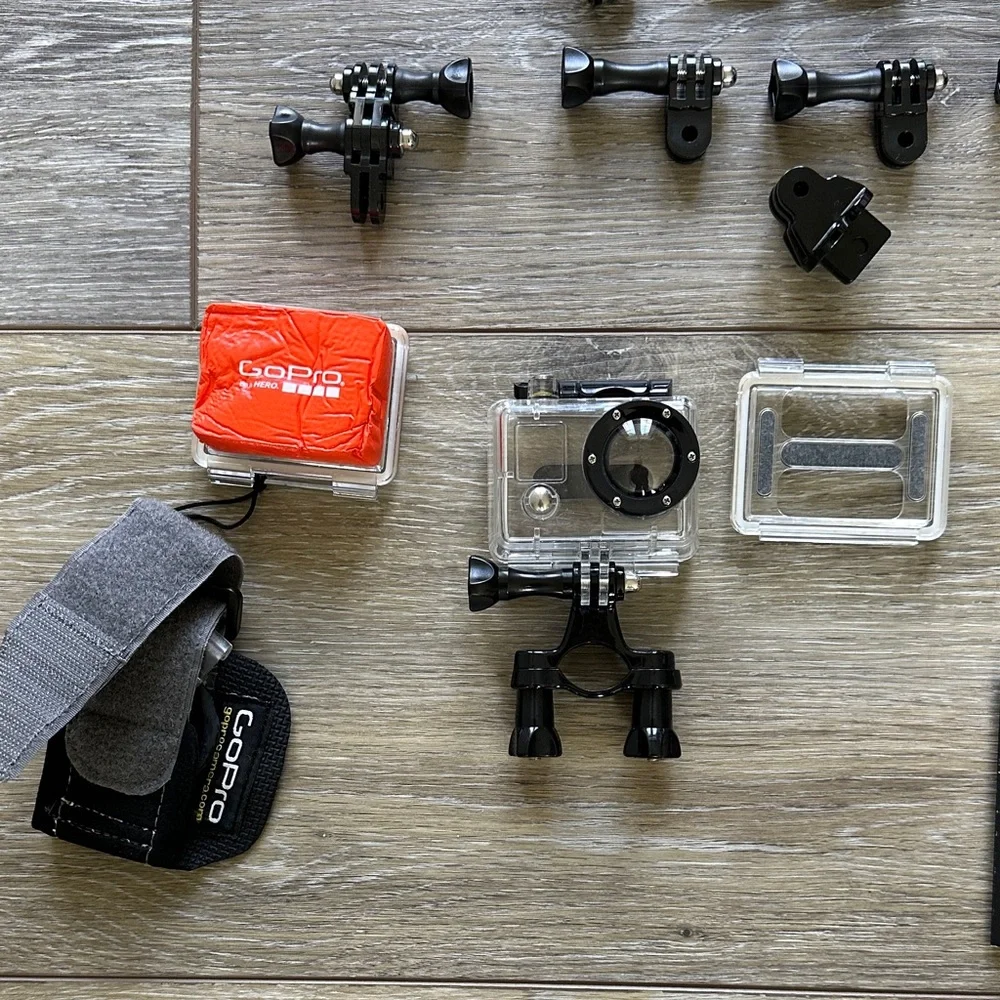 GoPro Hero 2 Black Mounting Kit with Chest Harness and Mounts and Accessories